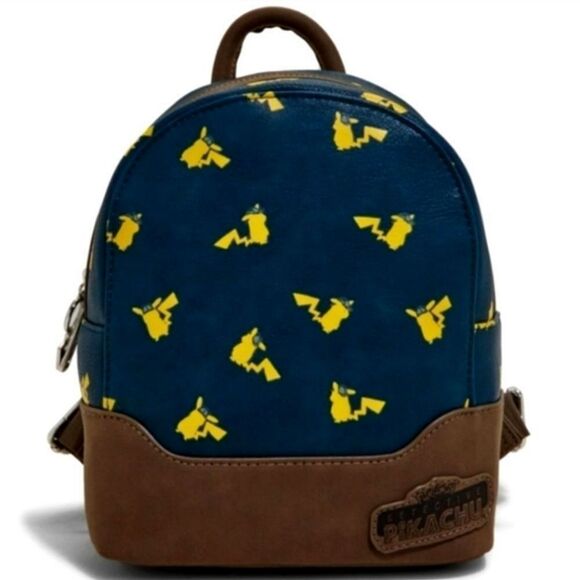 Loungefly Pokémon Detective Pikachu Micro Mini Backpack - Picture 1 of 3
